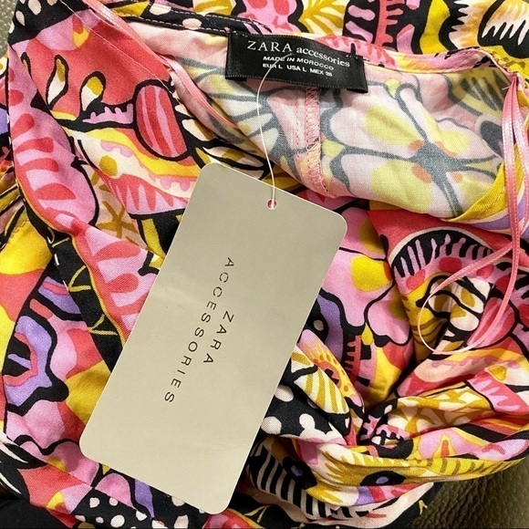 ZARA Accessories mini faux wrap dress with tie - Picture 8 of 10